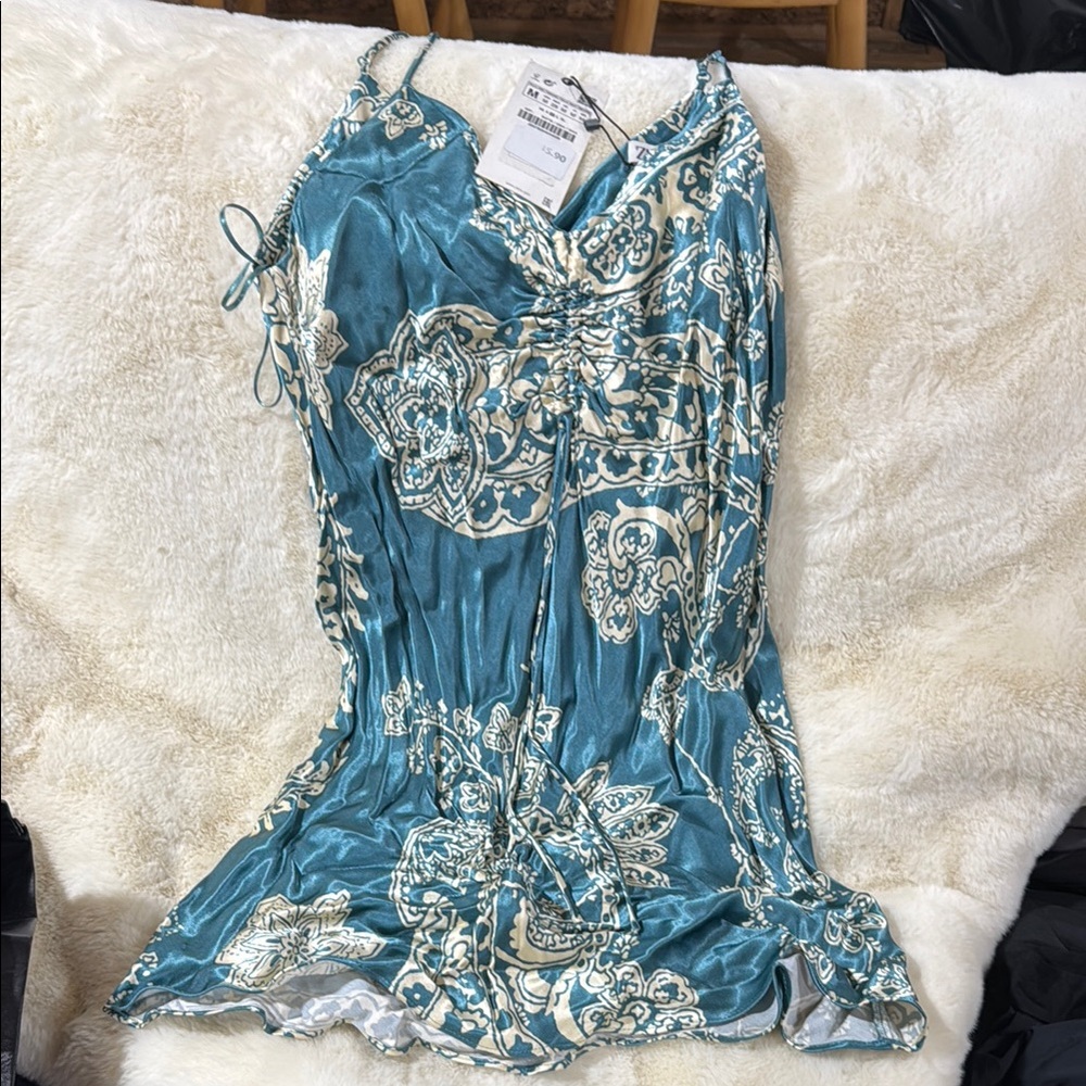 Blue Floral Dress